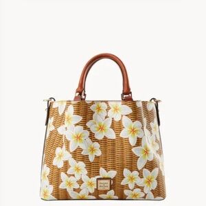 Dooney & Bourke Floral Tan Satchel